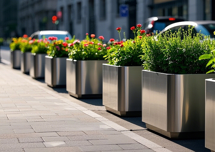 成都双流区不锈钢花箱