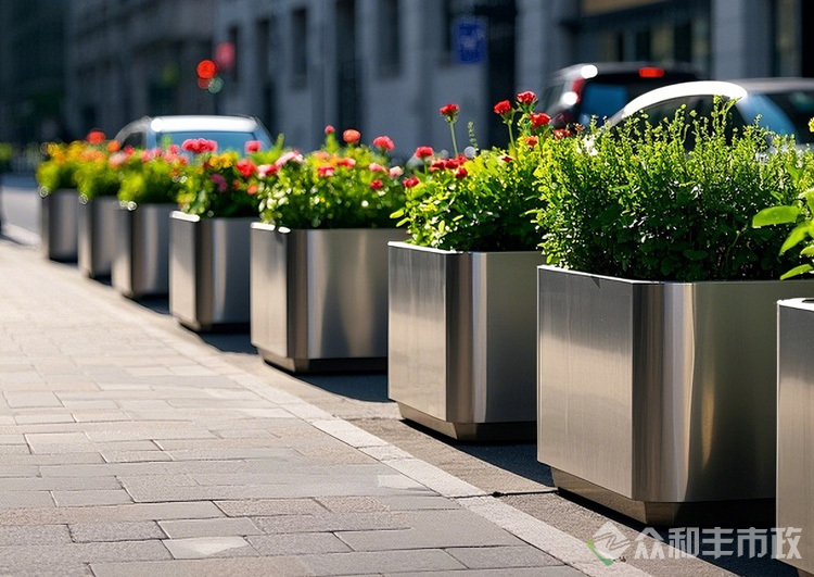 成都双流区不锈钢花箱