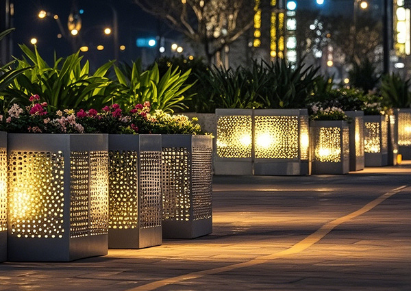 成都双流区道路护栏花箱