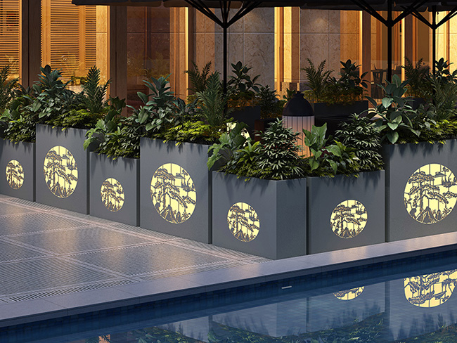 成都郫都区金属隔离花箱