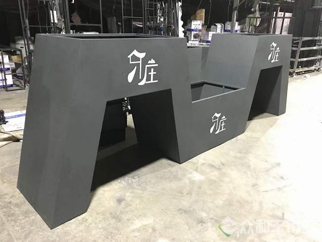 成都青羊区商铺外摆隔断花箱