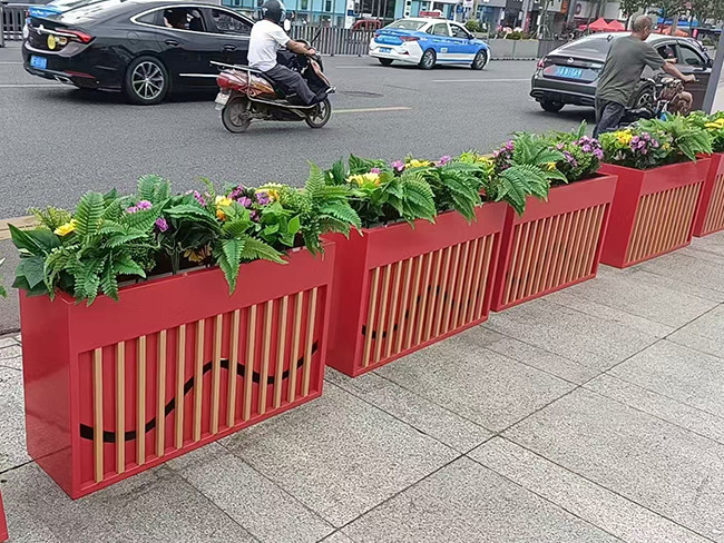 遂宁户外人行道隔离花箱