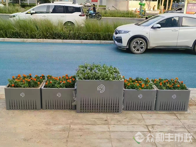 甘孜商铺外摆隔断花箱