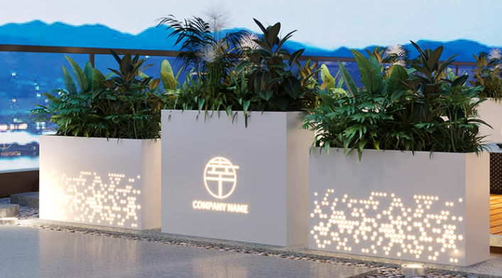 内江不锈钢花箱批发