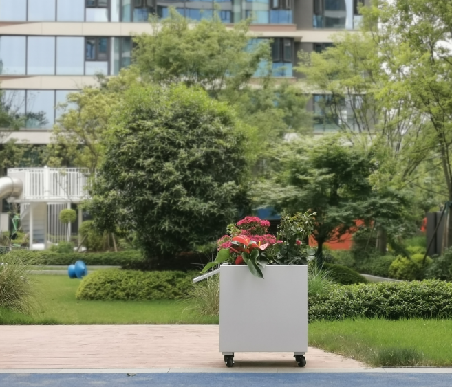 成都景观铝合金花箱厂家联系方式