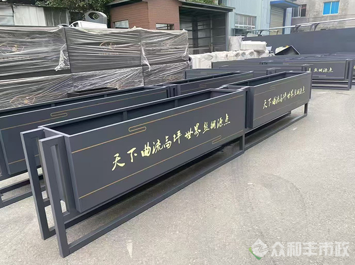 南充商铺外摆隔断花箱