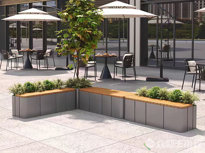 四川商铺外摆隔断花箱