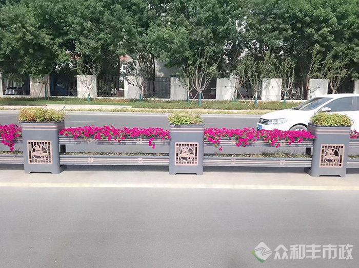泸州市政护栏隔离花箱