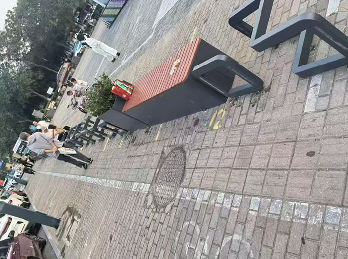 成都围栏隔断不锈钢花箱工厂