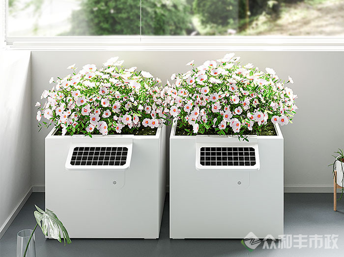 自贡自动浇水花箱生产厂家